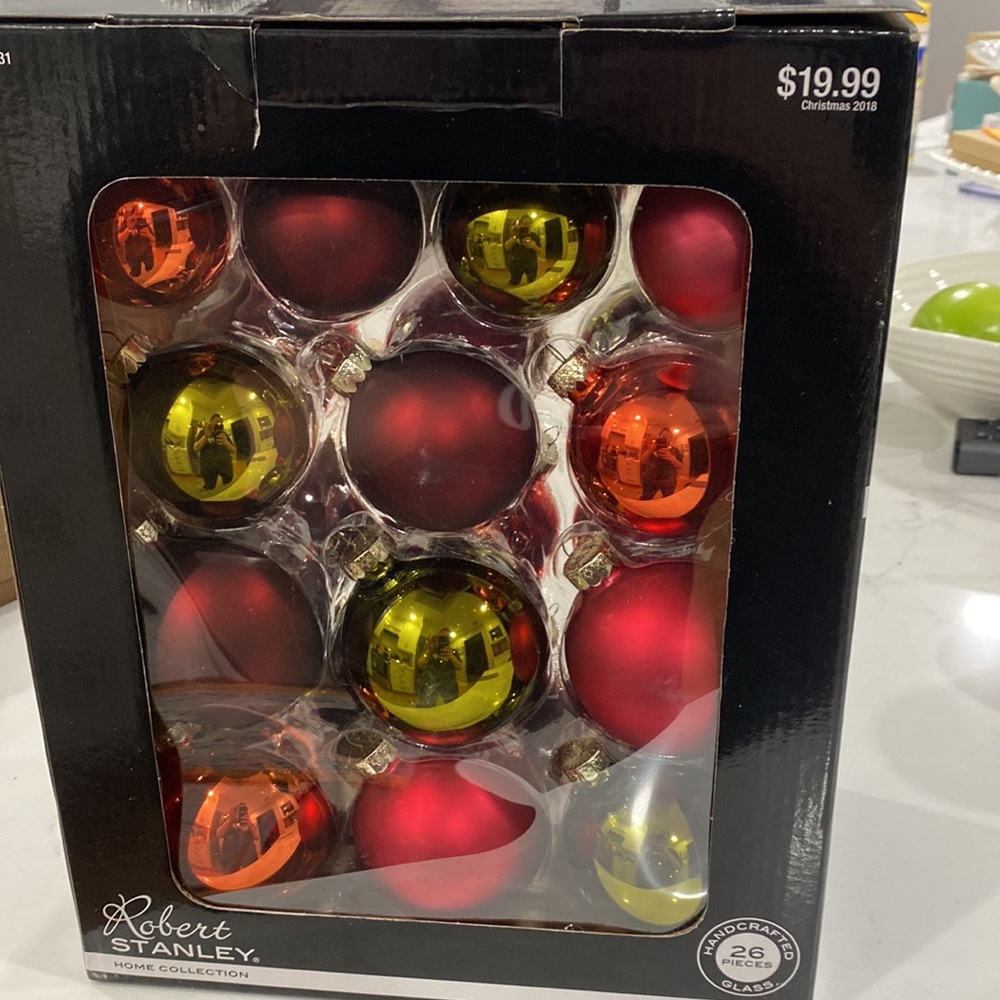 26 ornaments. Brand new, never used